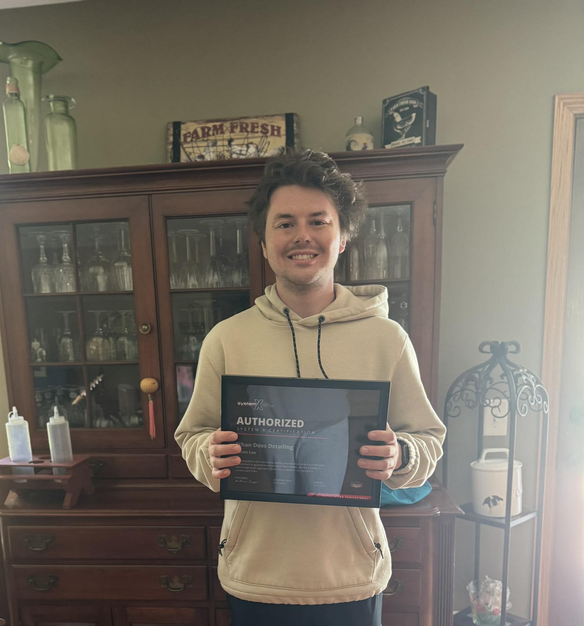 IDA (International Detailing Association) accredited member certificate